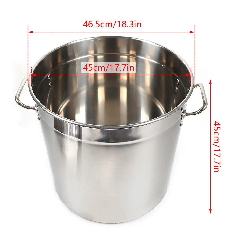 35/50/70L Soup Pot with Cover&Handles