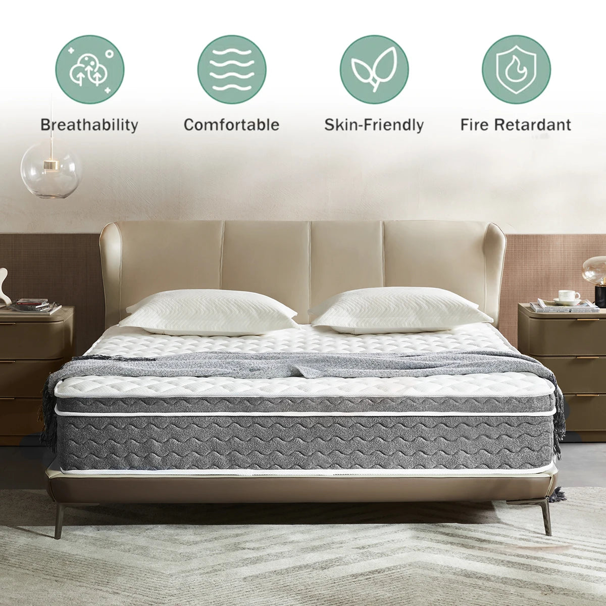 10/12/14 Inch Mattress Hybrid Mattress