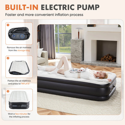 JHK Queen Twin Size Air Mattress Blow Up