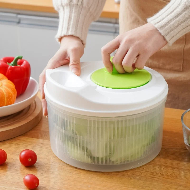 Salad Spinner with Fruit, Lettuce Drain Basket