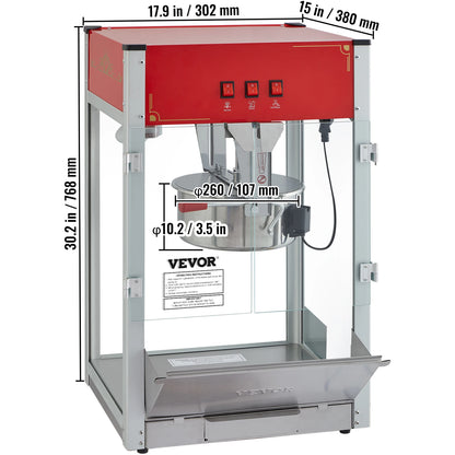 SucceBuy 8/12Oz Electric Popcorn Maker