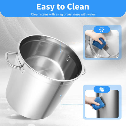 35/50/70L Soup Pot with Cover&Handles