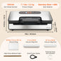 SucceBuy 90Kpa 130W Vacuum Sealer Food Packaging Machine