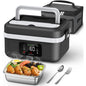 8000mAh Rechargeable Timer Automatic Heating Lunch Box