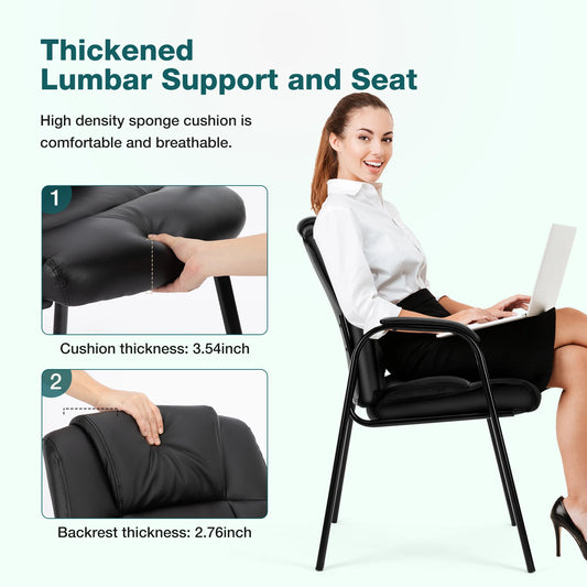 JHK Leather Waiting Room Chairs