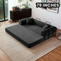 79'' Boneless Couch Foldable Convertible Futon