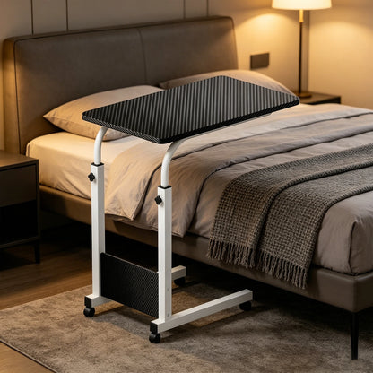 Portable Height Adjustable Rolling Laptop Cart
