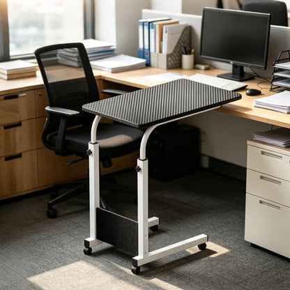 Portable Height Adjustable Rolling Laptop Cart