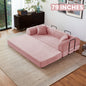 79'' Boneless Couch Foldable Convertible Futon