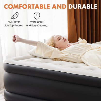 JHK Queen Twin Size Air Mattress Blow Up