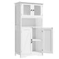 Free Standing Kitchen Pantry Cupboard with 4 Doors