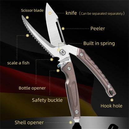 Heavy Duty Poultry Shears - Meat Cutting