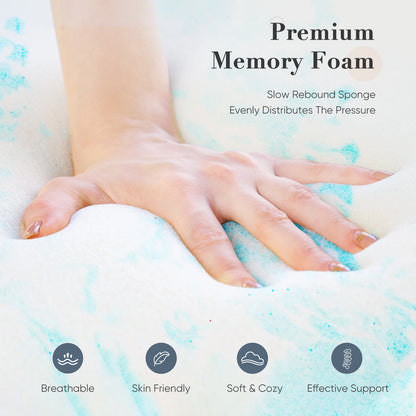 JHK 2-3 Inch Memory Foam Mattress
