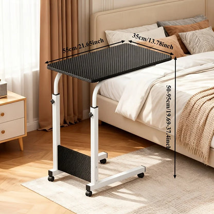 Portable Height Adjustable Rolling Laptop Cart