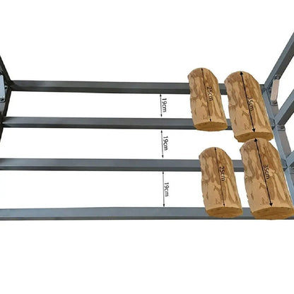 Heavy Duty Outdoor Firewood Storage Log Rack
