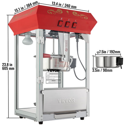 SucceBuy 8/12Oz Electric Popcorn Maker