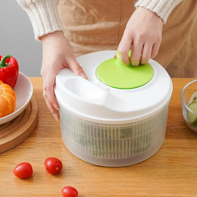 Salad Spinner with Fruit, Lettuce Drain Basket