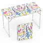 VINGLI 4FT White Folding Table Adjustable Height