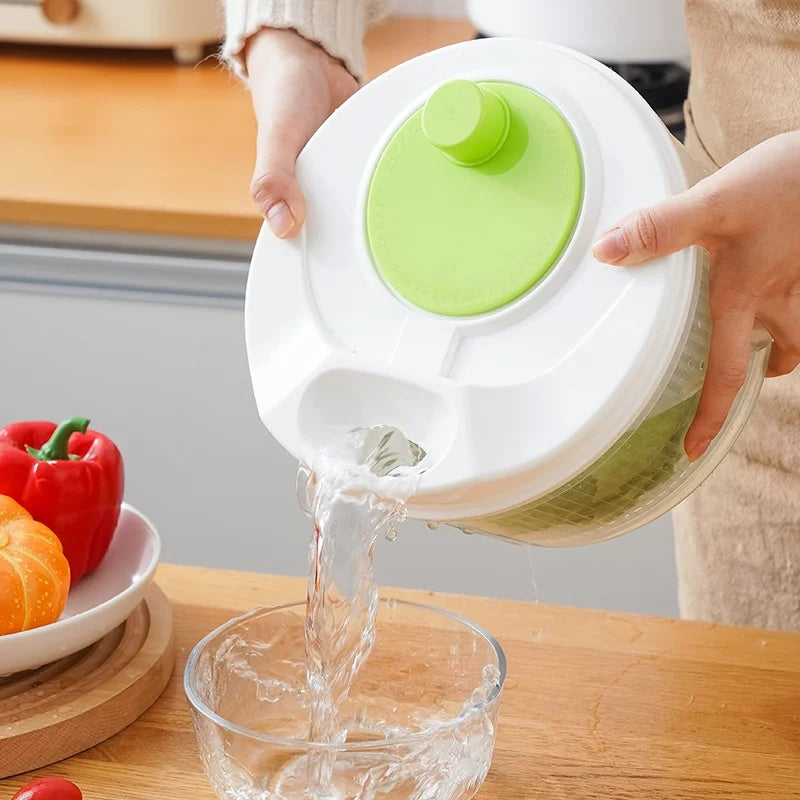Salad Spinner with Fruit, Lettuce Drain Basket